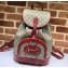 Gucci 1955 Horsebit Backpack Bag 620849 GG Canvas Red 2020