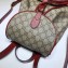 Gucci 1955 Horsebit Backpack Bag 620849 GG Canvas Red 2020