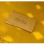 Fendi Leather Peekaboo Iconic Mini Interlace Bag Yellow 2020