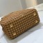 Fendi Leather Peekaboo Iconic Mini Interlace Bag Apricot 2020