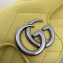 Gucci Leather GG Marmont Super Mini Shoulder Bag 476433 Pastel Yellow 2020