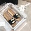 Chanel CC Logo Mules Slipper Sandals Black Runway 2020