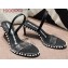 Alexander Wang Nova Crystal PVC Heel Sandals Black 2020