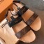 Louis Vuitton Monogram Sandals Black 2020