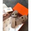 Hermes Lisboa Slipper Sandals Camel