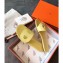 Hermes Lisboa Slipper Sandals Yellow
