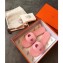 Hermes Lisboa Slipper Sandals Pink