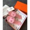 Hermes Lisboa Slipper Sandals Pink