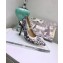 Dior Heel 9.5cm J'Adior Slingback Pumps Toile de Jouy Embroidered Blue 2020
