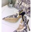 Dior Heel 9.5cm J'Adior Slingback Pumps Toile de Jouy Embroidered Blue 2020
