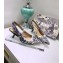 Dior Heel 6.5cm J'Adior Slingback Pumps Toile de Jouy Embroidered Blue 2020