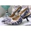 Dior Heel 6.5cm J'Adior Slingback Pumps Toile de Jouy Embroidered Blue 2020