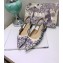 Dior J'Adior Slingback Ballet Flats Toile de Jouy Embroidered Blue 2020