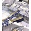Dior J'Adior Slingback Ballet Flats Toile de Jouy Embroidered Blue 2020
