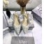 Dior J'Adior Slingback Ballet Flats Toile de Jouy Embroidered Gray 2020