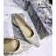 Dior J'Adior Slingback Ballet Flats Toile de Jouy Embroidered Gray 2020