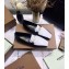 Burberry Monogram Motif Leather Loafers White/Black 2020