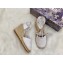 Dior Granville Embroidered Cotton Wedge Lace-up Espadrilles White 2020