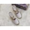 Dior Granville Embroidered Cotton Wedge Lace-up Espadrilles White 2020