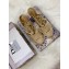 Dior Granville Embroidered Cotton Wedge Lace-up Espadrilles Nude 2020