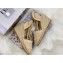 Dior Granville Embroidered Cotton Wedge Lace-up Espadrilles Nude 2020