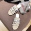 Hermes Ancone Espadrilles Slipper Sandals White 2020
