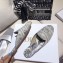 Dior Off Mules Toile de Jouy Embroidered Gray 2020
