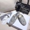Dior Off Mules Toile de Jouy Embroidered Gray 2020