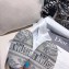 Dior Off Mules Toile de Jouy Embroidered Gray 2020