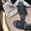 Hermes Ancone Espadrilles Slipper Sandals Black 2020
