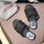Hermes Ancone Espadrilles Slipper Sandals Black 2020