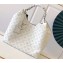 Louis Vuitton Mahina Calf Leather Carmel Hobo Bag M56203 White 2020
