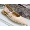Dior J'Adior Slingback Ballet Flats Toile de Jouy Embroidered Pink 2020