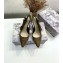 Dior Heel 9.5cm J'Adior Slingback Pumps Camouflage Embroidered Khaki 2020