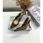 Dior Heel 9.5cm J'Adior Slingback Pumps Camouflage Embroidered Khaki 2020