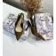 Dior Heel 9.5cm J'Adior Slingback Pumps Camouflage Embroidered Khaki 2020