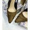Dior Heel 9.5cm J'Adior Slingback Pumps Camouflage Embroidered Khaki 2020
