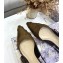 Dior J'Adior Slingback Ballet Flats Camouflage Embroidered Khaki 2020