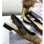 Dior J'Adior Slingback Ballet Flats Camouflage Embroidered Khaki 2020