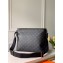Louis Vuitton Monogram Eclipse Canvas Besace Zippée MM Bag M45216 Black 2020