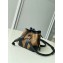 Louis Vuitton Monogram Reverse Canvas Bucket Mini Bag Black 2020