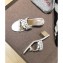 Hermes Heel 5cm Ajaccio Sandals Studs White 2020