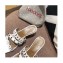 Hermes Heel 5cm Ajaccio Sandals Studs White 2020
