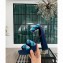 Hermes Heel 12cm Platform 2.5cm Aretha Sandals Blue 2020