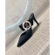 Louis Vuitton Heel 8.5cm Madeleine Mules Velvet Black 2020