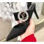 Louis Vuitton Heel 8.5cm Madeleine Mules Velvet Black 2020