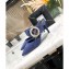 Louis Vuitton Heel 8.5cm Madeleine Mules Velvet Navy Blue 2020