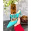 Louis Vuitton Heel 8.5cm Madeleine Mules Velvet Turquoise 2020