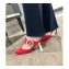 Louis Vuitton Heel 8.5cm Madeleine Mules Velvet Red 2020
