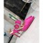 Louis Vuitton Heel 8.5cm Madeleine Mules Velvet Dark Pink 2020